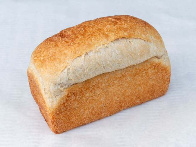 Pain de mie réalisé avec de la levure de boulanger lyophilisée