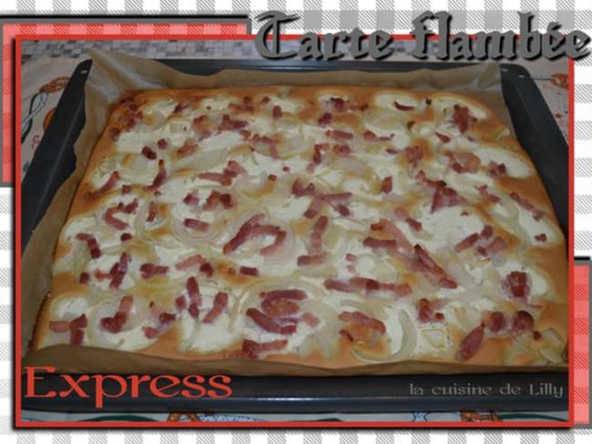 Tarte flambée express