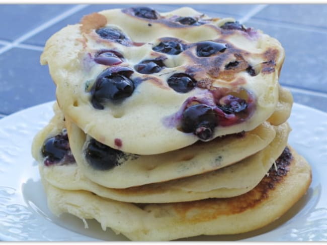 blueberry pancake