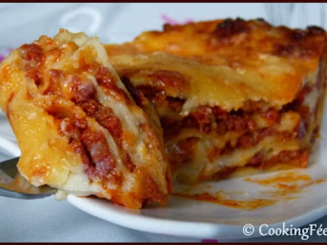 Lasagnes à la bolognaise