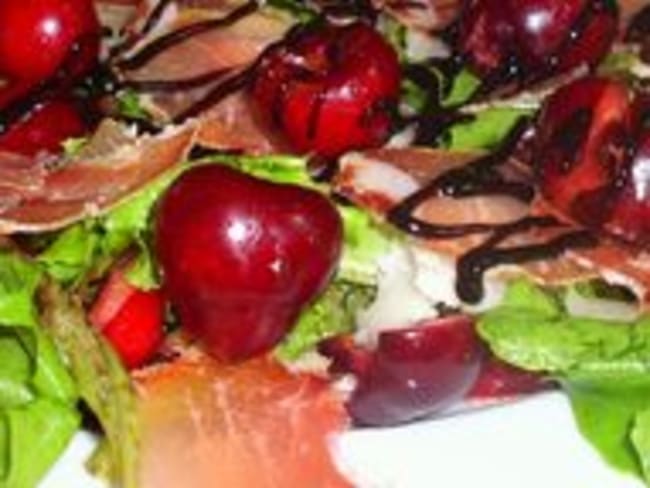 Salade cherry-cheese