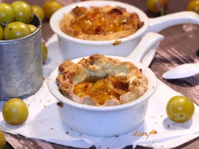 TARTELETTES AUX MIRABELLES FLAMBéES