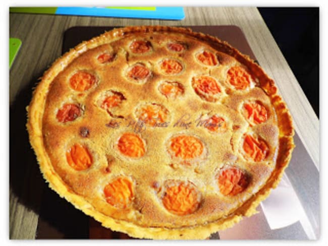 Tarte amandine aux abricots