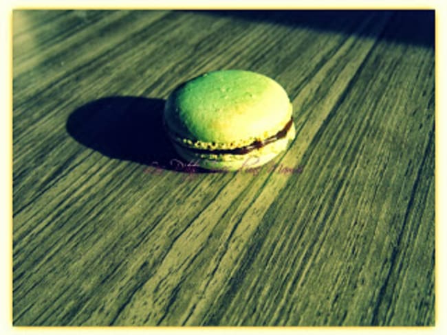 Macaron choco-menthe