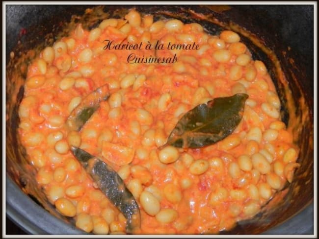 Haricots de Paimpol à la tomate