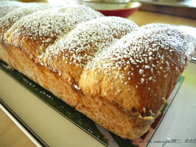 La brioche saveur coco sans beurre à l'huile de coco