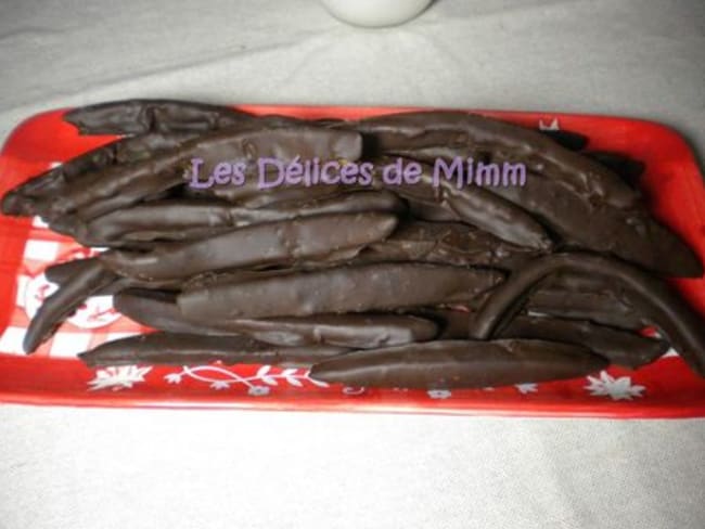 Orangettes au chocolat