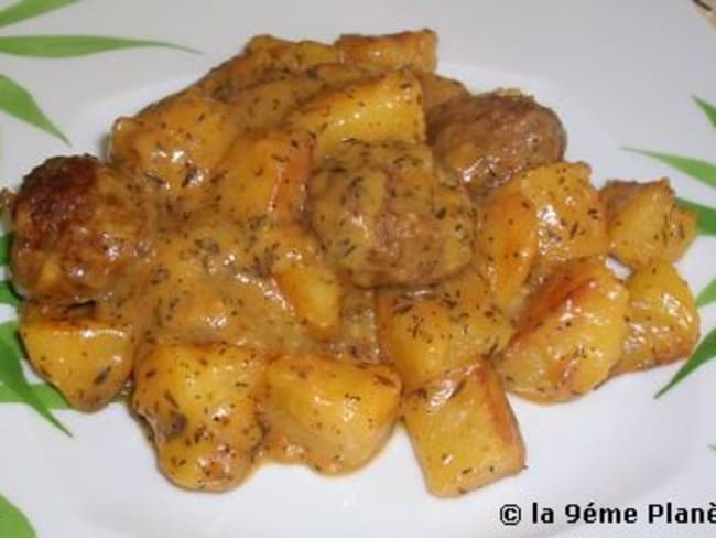 Boulettes de viande aux pommes de terre