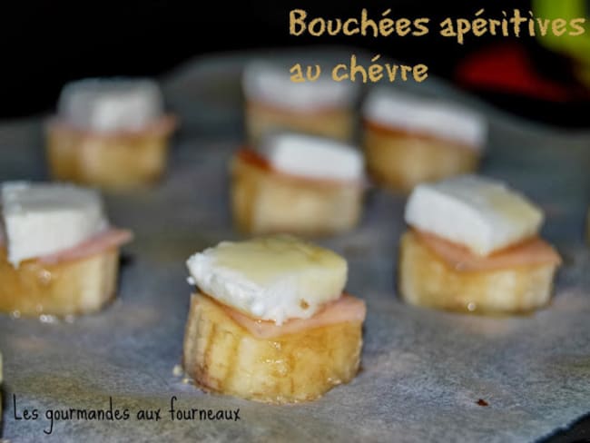 Bouchées apéritives au chévre