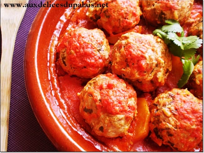 Tajine de boulettes de sardines à la pomme de terre