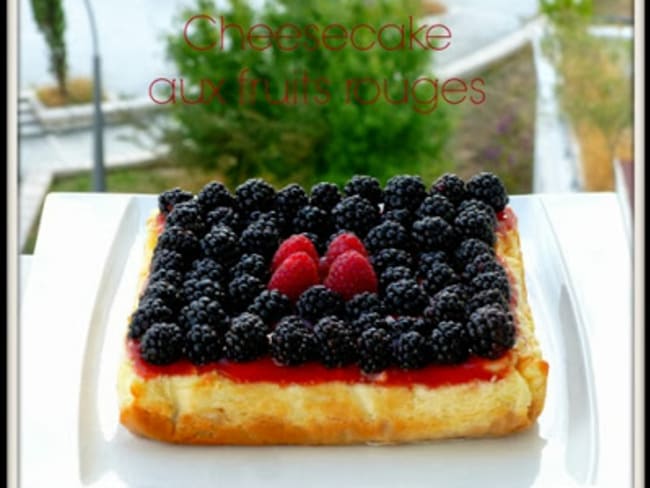 Cheesecake aux fruits rouges