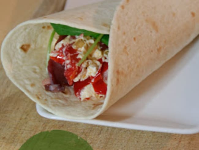 Wraps Canard et Poivron