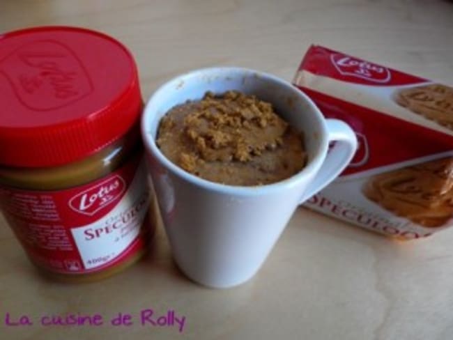 Mug cake speculoos