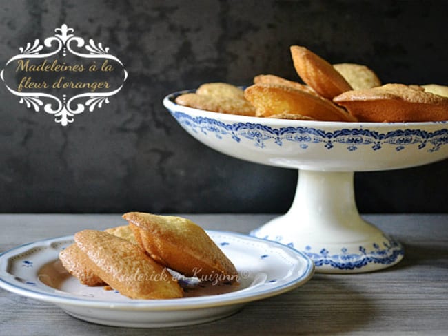 Madeleines à la fleur d'oranger tirées d'un livre pour enfants