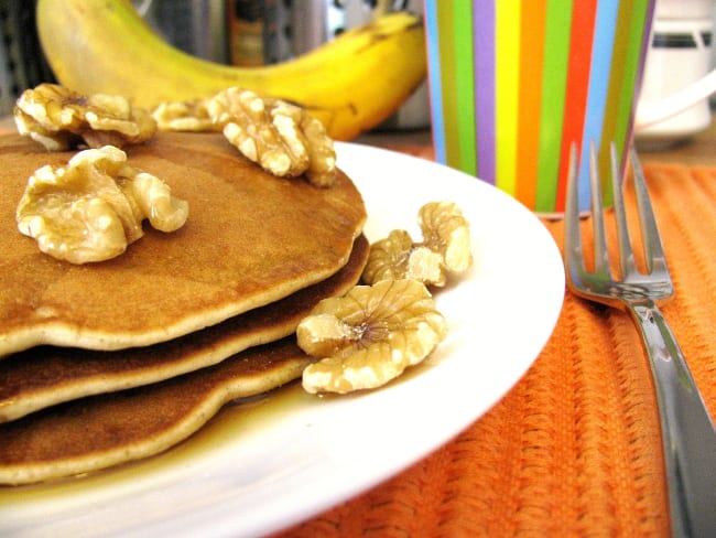 Pancakes à la banane sans gluten