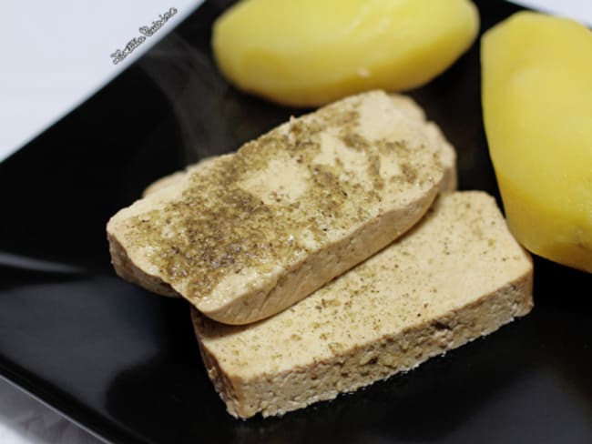 Tofu vapeur mariné au citron et à la citronnelle