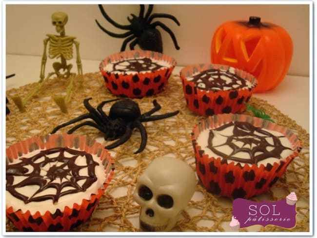 Cupcakes au potiron pour halloween