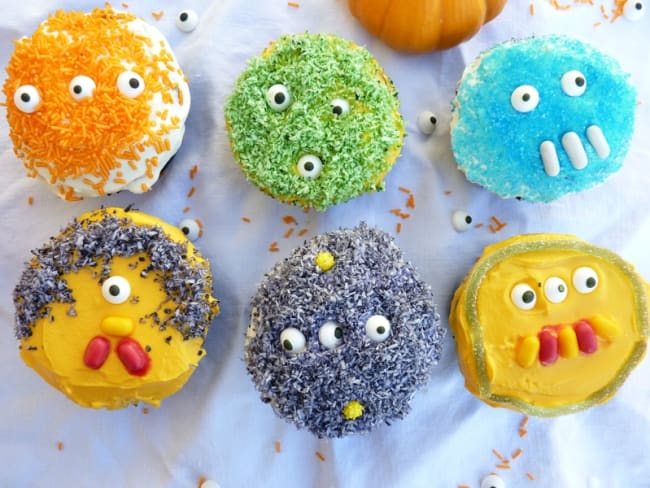 Cupcake monstres pour halloween
