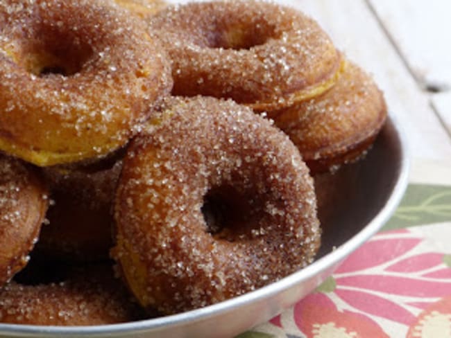 Donuts potimarron et cannelle