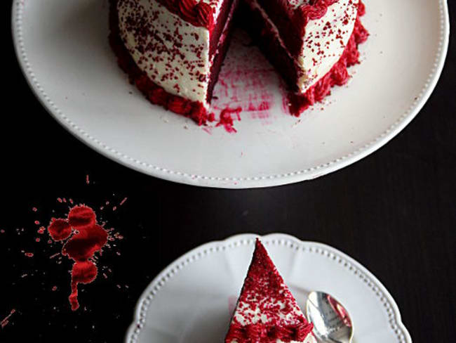 Red Velvet cake fourré à la crème