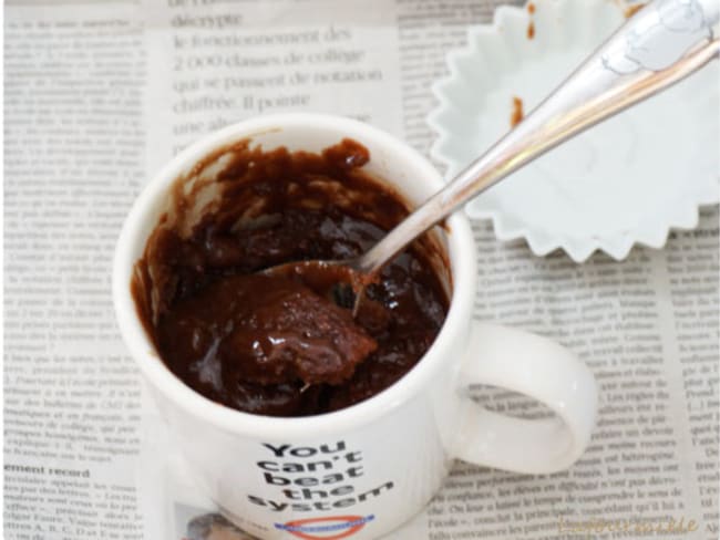 Mug cake au chocolat