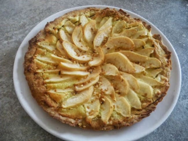 Tarte poires amandine