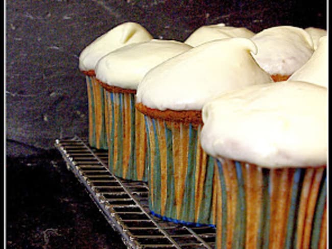 Cupcakes à la courge sucrine et aux épices