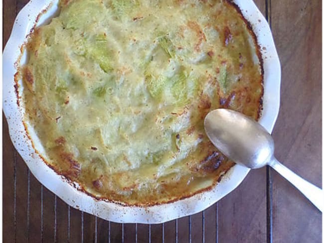 "Hachis parmentier" aux courgettes