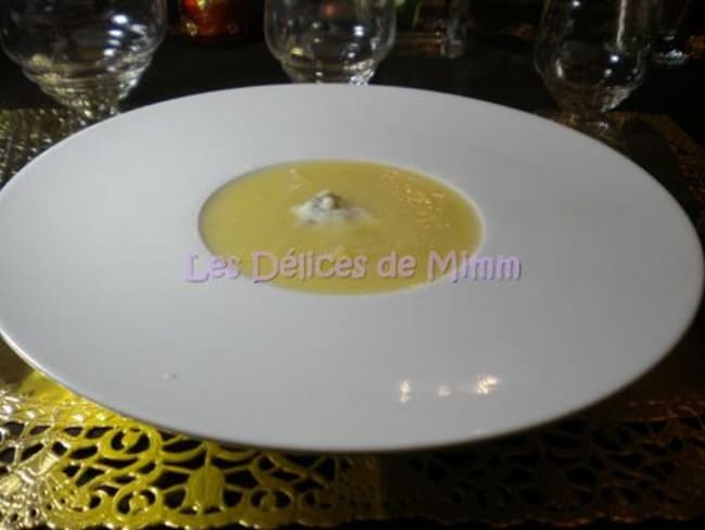 Velouté de panais au Gorgonzola