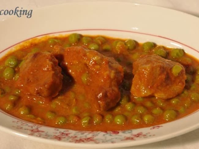 Sauté de veau aux saveurs indiennes