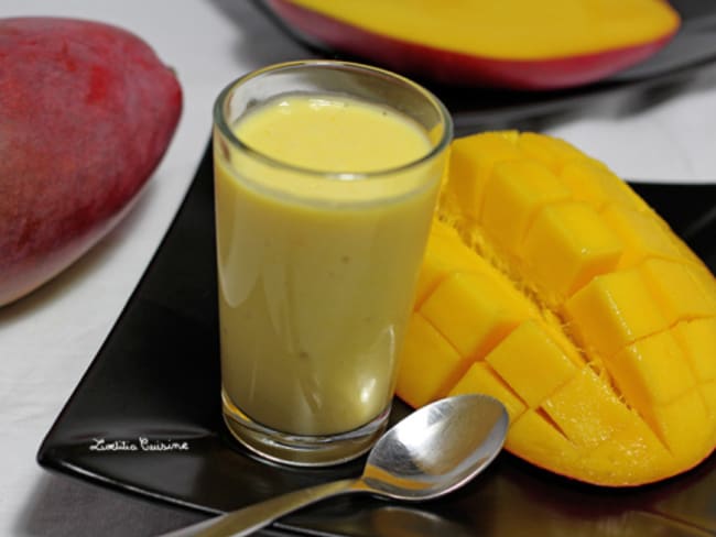 Crème de mangue façon lassi