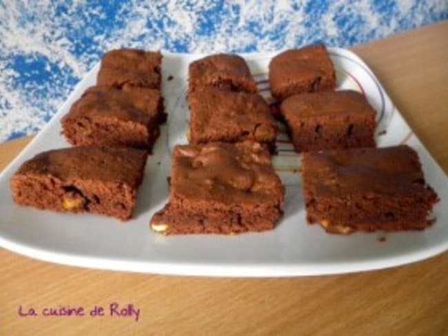 Brownie aux écorces d'orange confite