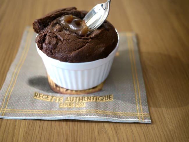 Coulant chocolat à la crème de marrons