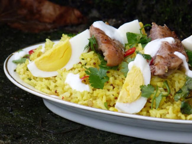 Kedgeree au maquereau fumé