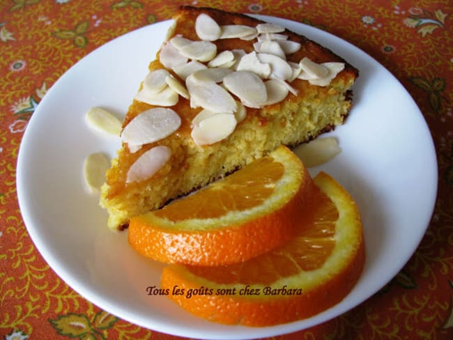 Gâteau ultra-moelleux à l'orange et aux amandes