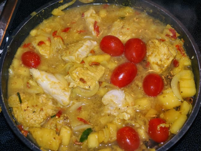 Poulet à l'ananas