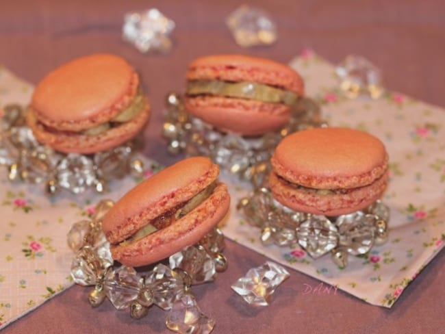 Macarons aux figues et foie gras