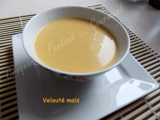 Velouté de maïs en conserve