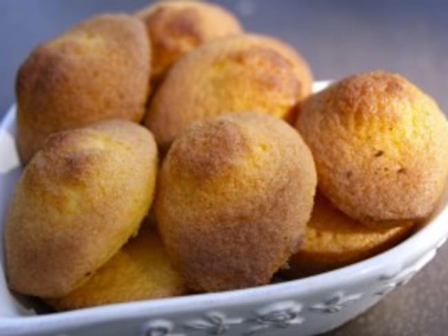 Madeleines à l’ancienne à la fleur d’oranger