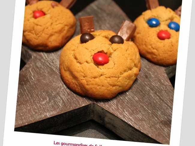 Cookies Rudolph the red-nose reindeer