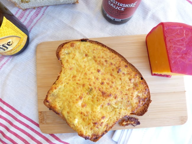 Welsh rarebit sur Bara Brith