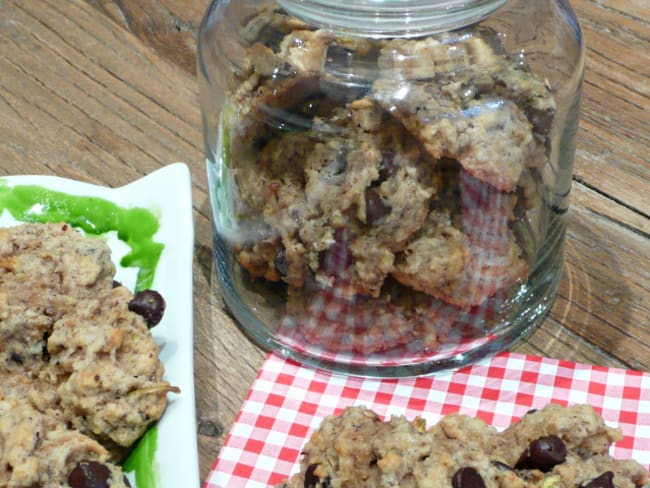 Cookies pomme-noisette-chocolat