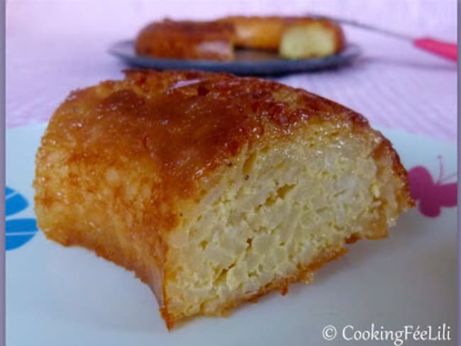 Gateau de riz au caramel de la grand-mère