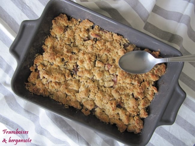 Crumble sucré salé d'agneau aux pommes