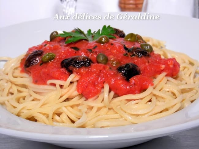 Spaghettis alla puttanesca