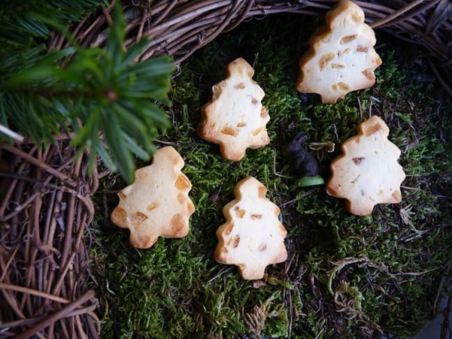 Biscuits sablés à l'orange confite et au Cointreau