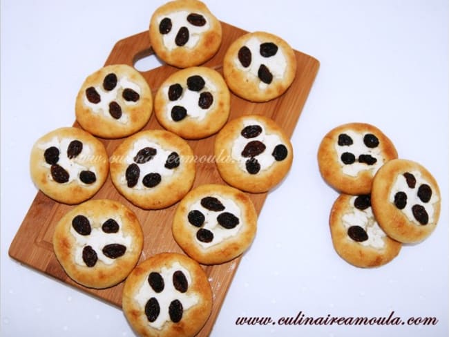 Fougasse aux raisins secs et à la ricotta