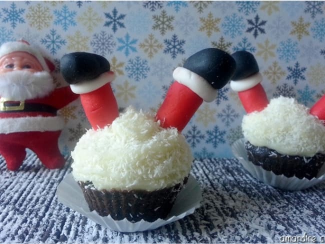 Cupcake Père Noël