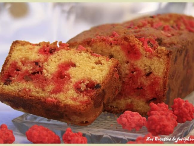 Cake aux pralines roses de Lyon