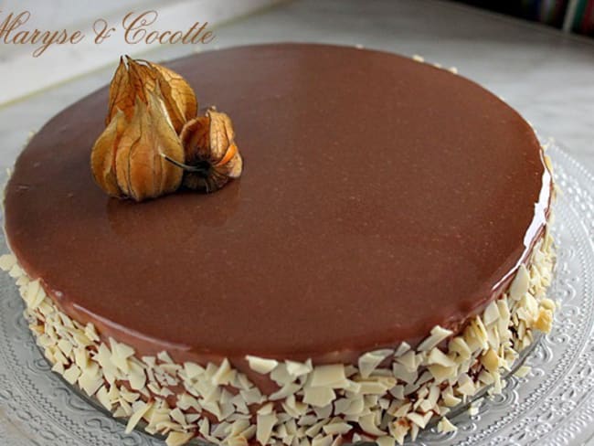 Gâteau à la mousse pralinée